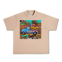 Burro western  american truck sunflowers  mousepad Urban Heavy Tee - HRA Design Shop