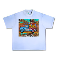 Grape Ice western  american truck sunflowers  mousepad Urban Heavy Tee - HRA Design Shop