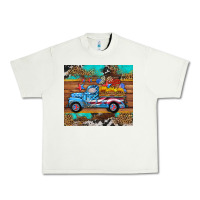 Pistachio western  american truck sunflowers  mousepad Urban Heavy Tee - HRA Design Shop