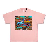 Salmon western  american truck sunflowers  mousepad Urban Heavy Tee - HRA Design Shop