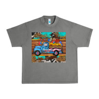 Tornado western  american truck sunflowers  mousepad Urban Heavy Tee - HRA Design Shop