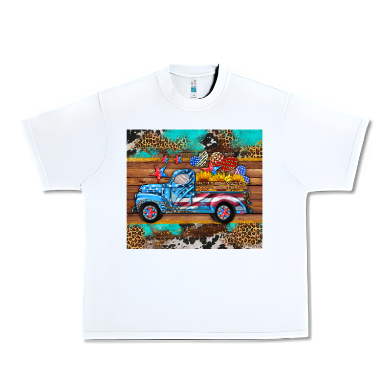 Western  American Truck Sunflowers  Mousepad Urban Heavy Tee by HRA Design Shop | Teevron