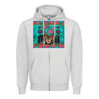 Dove Grey Western Bengal Cat Mom Zipper Hoodie - LillyAllenDesigns