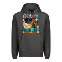 Charcoal Heather relax we're all crazy it's not a competition Premium Hoodie - Artiststas