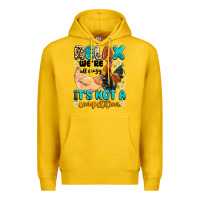 Lemon relax we're all crazy it's not a competition Premium Hoodie - Artiststas