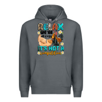 Rock relax we're all crazy it's not a competition Premium Hoodie - Artiststas