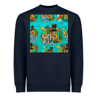 Navy salty vibes seamless pattern Heavyweight Sweatshirt - HRA Design Shop