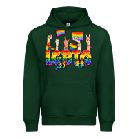 Forest Green LGBTQ+ Urban Hoodie - NancyCooperArtShop
