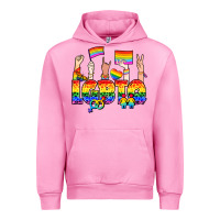 Fuchsia Pink LGBTQ+ Urban Hoodie - NancyCooperArtShop