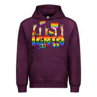 Mauve Wine LGBTQ+ Urban Hoodie - NancyCooperArtShop