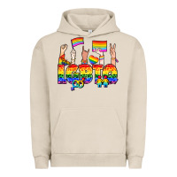 Pigment French Oak LGBTQ+ Urban Hoodie - NancyCooperArtShop