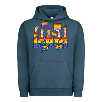 Pigment Midnight Navy LGBTQ+ Urban Hoodie - NancyCooperArtShop