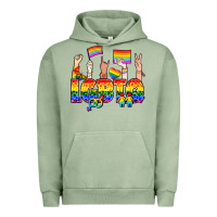 Pigment Oil Green LGBTQ+ Urban Hoodie - NancyCooperArtShop