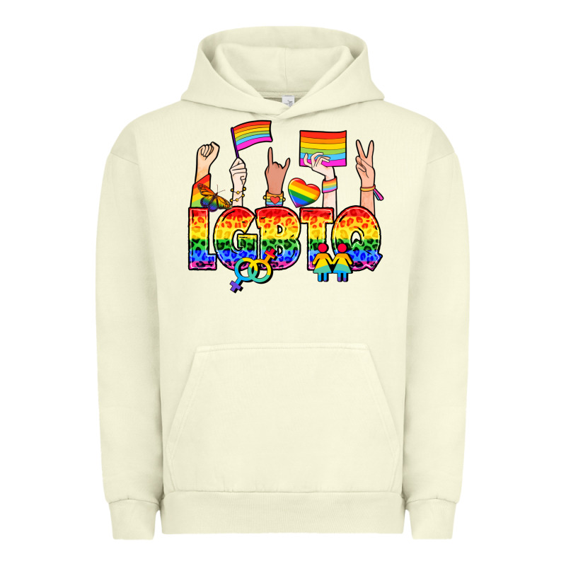 Lgbtq+ Urban Hoodie by NancyCooperArtShop | Teevron