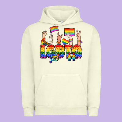 Lgbtq+ Urban Hoodie Designed By Nancycooperartshop