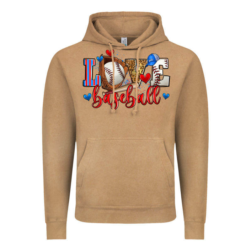 Love Baseball Vintage Hoodie by Zillion Design Studio | Teevron