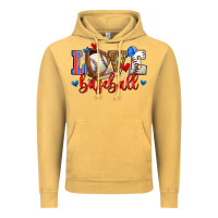 Vintage Mustard love baseball Vintage Hoodie - Zillion Design Studio