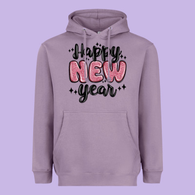 Happy New Year Heavyweight Hoodie Designed By Maliassmallbusiness