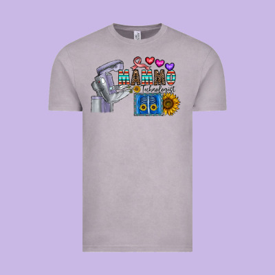 Mammo Technologist Vintage Tee Designed By Cowhidedigitalart