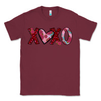 Burgundy xoxo Classic Tee - JahusDesignShop
