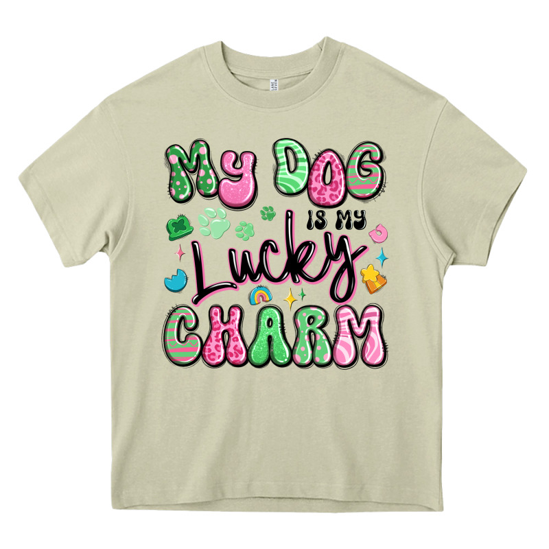 My Dog Is My Lucky Charm Heavy Core Tee by Artiststas | Teevron