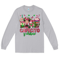 Moon Dust cafecito y chisme coffee cups Long Sleeve Tee - Jasminsmagicworld