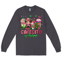 Smoke cafecito y chisme coffee cups Long Sleeve Tee - Jasminsmagicworld