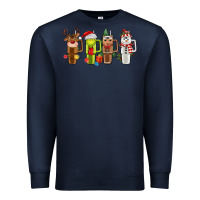 Navy obsessive cup disorder christmas Premium Sweatshirt - MaliasSmallBusiness
