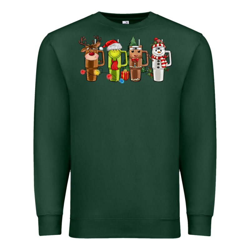 Obsessive Cup Disorder Christmas Premium Sweatshirt by MaliasSmallBusiness | Teevron