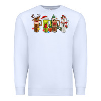 White obsessive cup disorder christmas Premium Sweatshirt - MaliasSmallBusiness