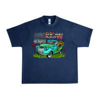 Navy american honey Urban Heavy Tee - CowhideDigitalArt