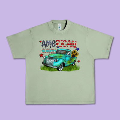 American Honey Urban Heavy Tee Designed By Cowhidedigitalart