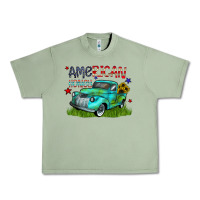 Oil Green american honey Urban Heavy Tee - CowhideDigitalArt