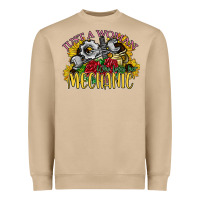 Mushroom just a woman who loves her mechanic Heavyweight Sweatshirt - SublimationCraftShop