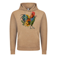 Vintage Coffee rooster with sunflowers Vintage Hoodie - RanaPortraitStore