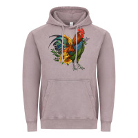 Vintage Zinc rooster with sunflowers Vintage Hoodie - RanaPortraitStore