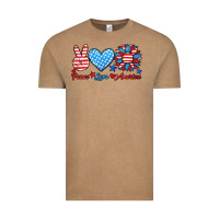 Vintage Coffee peace love america Vintage Tee - HRA Design Shop