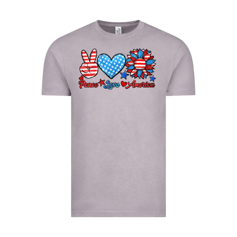 Peace Love America Vintage Tee by HRA Design Shop | Teevron