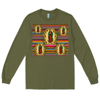 Army Green our lady of guadalupe tumbler Long Sleeve Tee - JahusDesignShop
