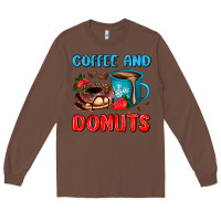 Chestnut coffee and donuts Long Sleeve Tee - AdoDesignShop