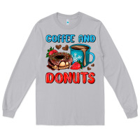 Moon Dust coffee and donuts Long Sleeve Tee - AdoDesignShop