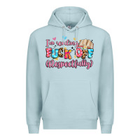 Blue Mist i'm reading fuck off respectfully Premium Hoodie - Artiststas