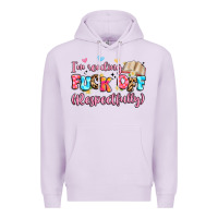 Lilac i'm reading fuck off respectfully Premium Hoodie - Artiststas