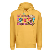 Mustard i'm reading fuck off respectfully Premium Hoodie - Artiststas