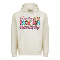 Oatmeal Heather i'm reading fuck off respectfully Premium Hoodie - Artiststas