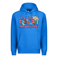 True Royal i'm reading fuck off respectfully Premium Hoodie - Artiststas