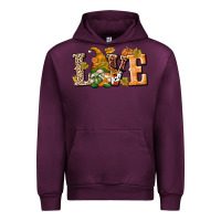 Mauve Wine Love Gnome Urban Hoodie - texasbilliewilder