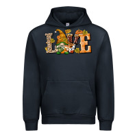 Navy Love Gnome Urban Hoodie - texasbilliewilder