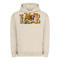 Pigment French Oak Love Gnome Urban Hoodie - texasbilliewilder