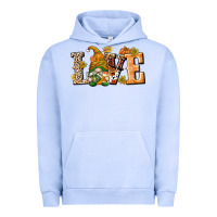 Pigment Grape Ice Love Gnome Urban Hoodie - texasbilliewilder